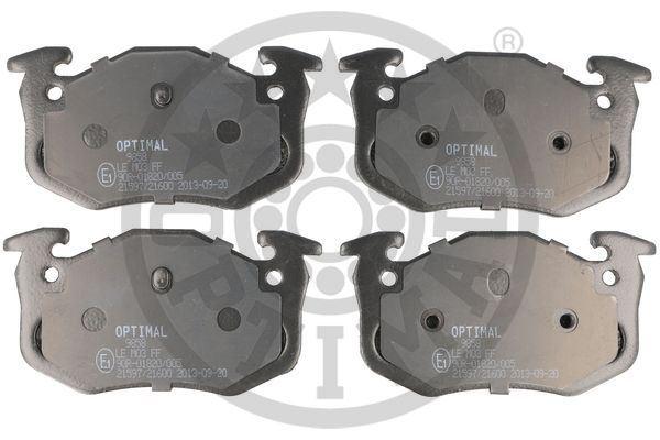 ARKA FREN BALATASI PEUGEOT P106 96>04 P205 87>98 P206 00>09 P306 97>01 P309 89>93 CITROEN SAXO 96>04 XSARA 97>05 ZX 92>97 RENAULT R9-R19- MGN I-CLIO I-II (İNCE TİP) - OPTIMAL - OEM 4254.42