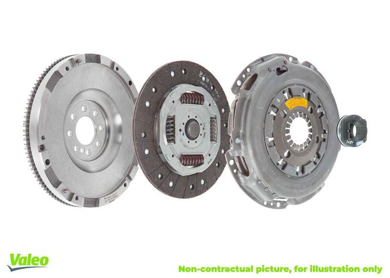 VOLANLI DEBRİYAJ SETİ FORD TRANSİT 06> 2.4 TDCİ ARKADAN ÇEKER 100-115 PS (SABİT VOLANLI) - VALEO - OEM 6C11