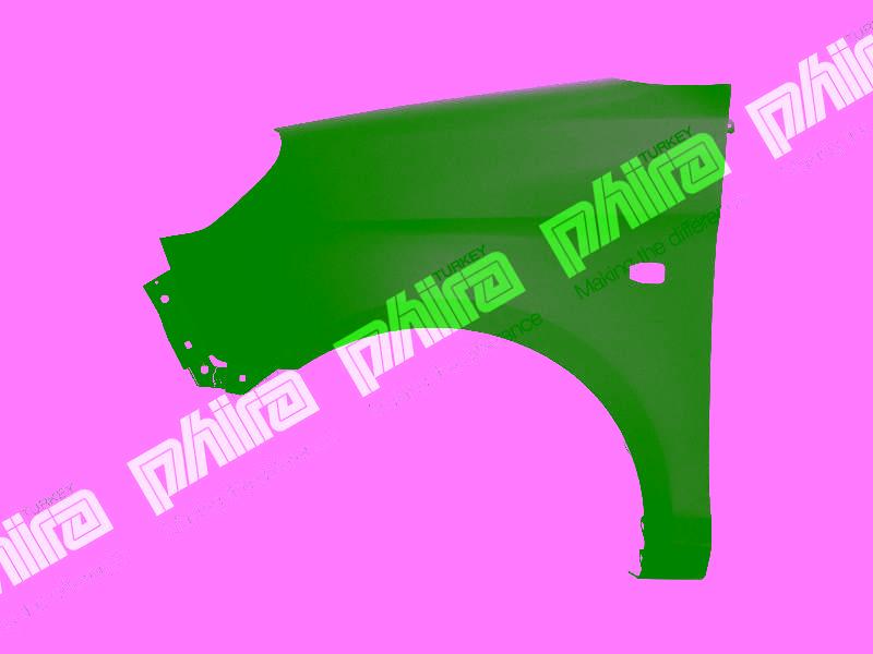 ÇAMURLUK ÖN SOL SİNYAL DELİKLİ SAC KIA PICANTO 2007-2011 - ORAN - OEM 6631107630