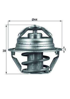 TERMOSTAT (87C) SUZUKI JIMNY 01>MICRA (86-92) - MAHLE - OEM 2120001B00