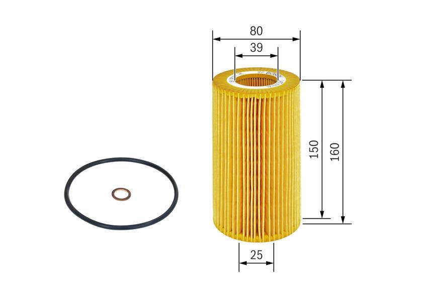 YAG FILTRESI BMW M62 E34 E38 E39 E53 . LAND ROVER RANGE ROVER III M62B44 L322 - SARDES - OEM 11427510717