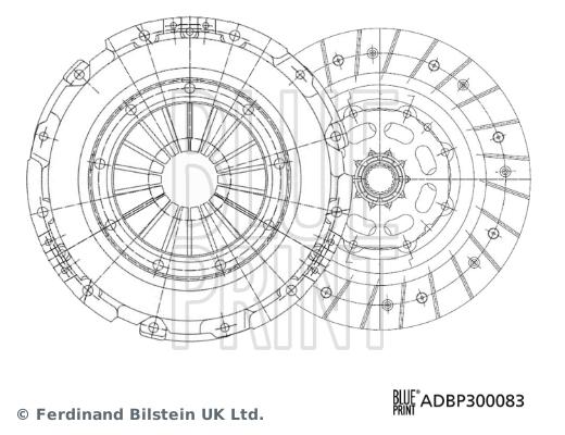 DEBRİYAJ SETİ — BLUEPRINT ADBP300083 - BLUEPRINT - OEM 55216285