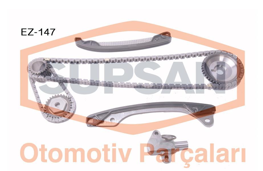 EKSANTRİK ZİNCİR SETİ MEGANE IV 15> FLUENCE 10> JUKE (F15) 10>19 QASHQAI 07>13 (J10. NJ10. JJ10E) DUSTER 10> DOKKER 12> 1.6 SCE H4M - SUPSAN - OEM 130C13954R