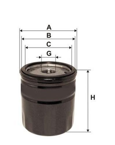 YAĞ FİLTRESİ JUMPY-JUMPER-DUCATO-BOXER 2.5TD-2.5D (0986TF0221) - PSA - OEM 1109.S7