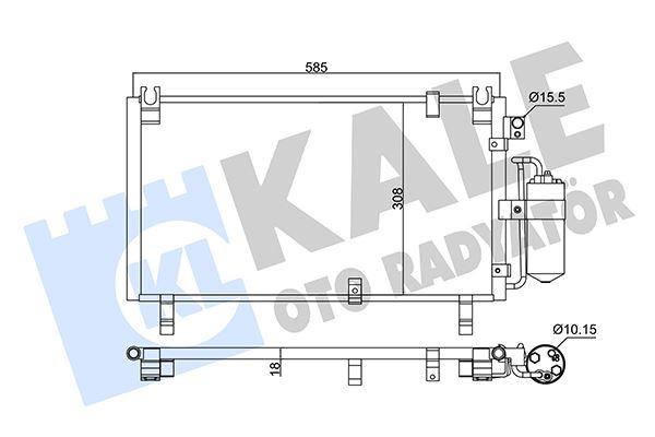 KONDENSER ISUZU D-MAX 2.5D 3.0DİTD 4X4 02<16 KURUTUCU İLE [BRAZING AL-AL][585X308X18]KLİMA RADYATÖRÜ 18]KLİMA RADYATÖRÜ - KALE - OEM 8980711200