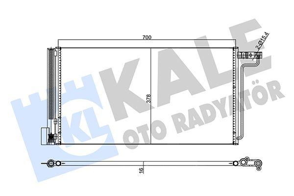 KONDENSER FOCUS C-MAX GRAND C-MAX - VALEO - OEM 1684204
