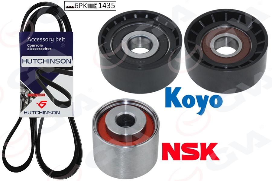 ALTERNATÖR GERGİ KİTİ KÜTÜKSÜZ PARTNER-BERLINGO-SCUDO-JUMPY-306 1.9D 99>DW8B(KLİ`SIZ)K016PK1438 - GVA - OEM 1613845780