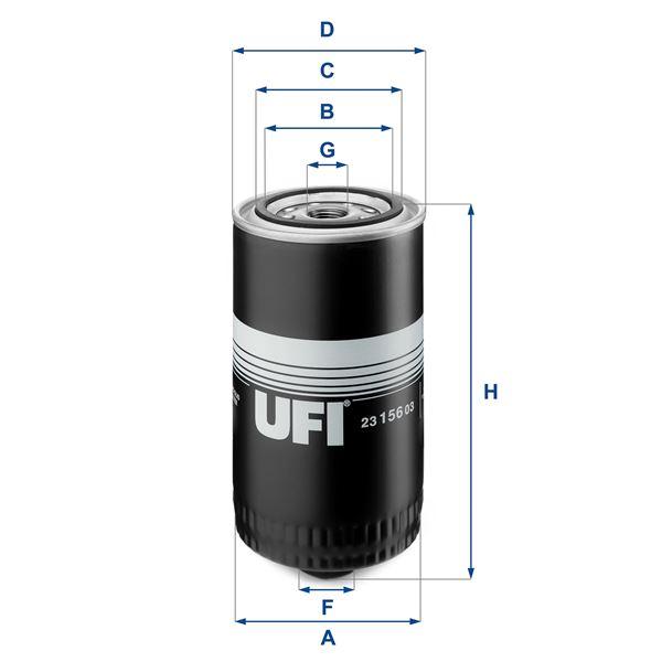 YAĞ FİLTRESİ T4 (AAF-ACU-AEN-AEU) (90-03) - LT28-35 - LT40-55 (82-96) - VOLVO 740-940-960 - UFI - OEM 074115561