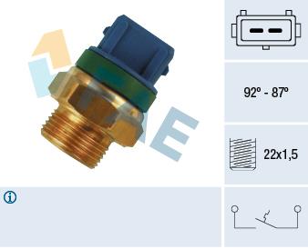 FAN MÜŞÜRÜ (RADYATOR UZERINDEKI) PARTNER-BERLINGO-AX-XANTIA-P306 1.9-2.0 HDI XUDP-DW8 93C - FAE - OEM 1264.31