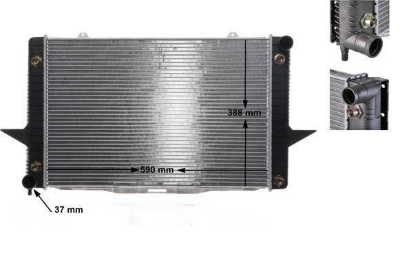 Kühlmittelkühler VOLVO S70 / V70 / C70 - MAHLE