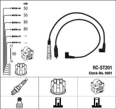 RC-ST201 ATEŞLEME KABLOSU - NGK