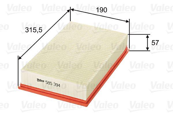 HAVA FILTRESI MERCEDES E-CLASS M112 W210 S210 - VALEO - OEM A1120940204