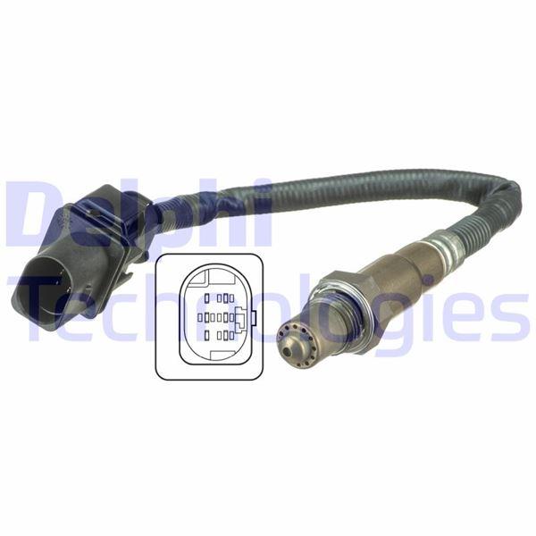 OKSİJEN SENSÖRÜ P207-P308-P508-P2008-P3008-C3-C4-C5-PARTNER-BERLINGO-DS3-DS4- 1.4-1.6 VTİ MİNİ R55 R56 R57 - DELPHI - OEM 1618.LL