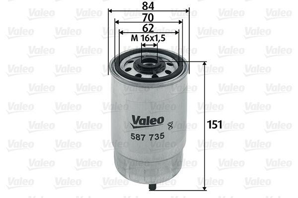 YAKIT FİLTRESİ HYUNDAI ACCENT ERA. GETZ 1.5L D4FA - VALEO - OEM 319222B900