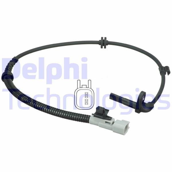 ABS HIZ SENSÖRÜ ARKA; SOL CHEVROLET AVEO 1.4 03/11> - DELPHI