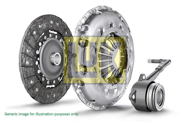 DEBRİYAJ SETİ FORD FOCUS 98> 1.6-1.8 BENZİN (RULMANLI XS41 7A564 AD) - LUK - OEM B1A-1252272