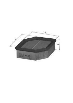 HAVA FİLTRESİ Air filter element — MAHLE LX966 - MAHLE