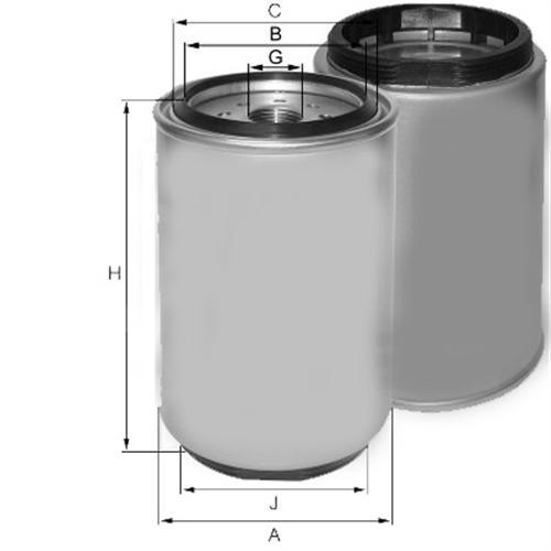 YAKIT FİLTRESİ VOLVO BL. EW. L SU SEPARATÖRÜ (ZP 3118F) WK 1176x-FS 19753 - SARDES - OEM 11110668