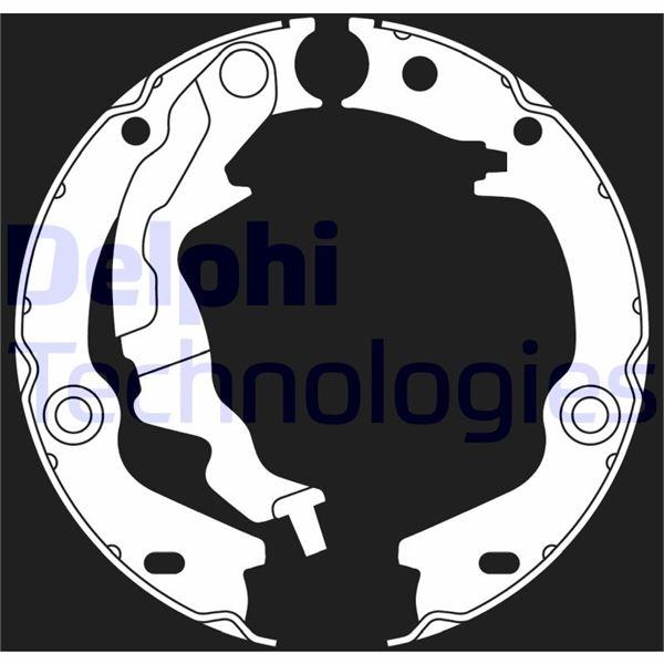 FREN PABUCU EL FRENİ HYUNDAI ACCCENT / KIA RİO 09/05> - DELPHI