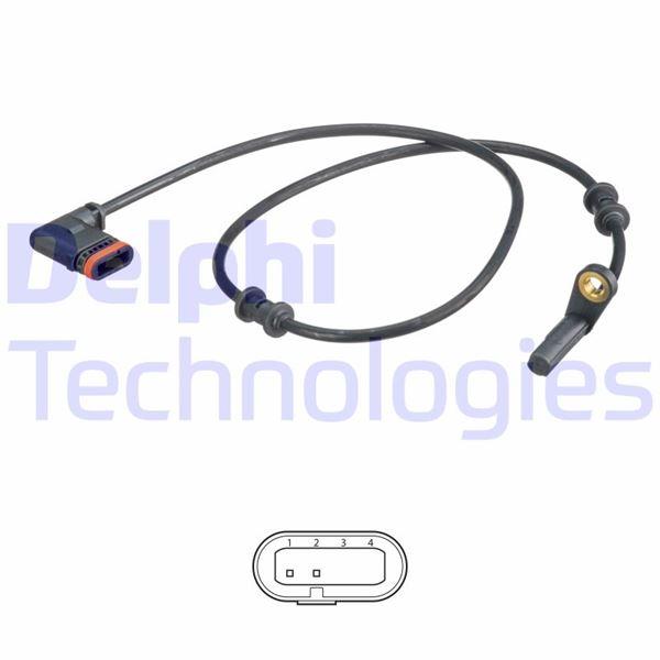 ABS HIZ SENSÖRÜ ARKA MERCEDES SLK200-SLK280-SLK350-SLK55 - DELPHI - OEM 1715400117