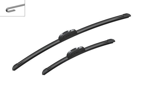 SILECEK SUPURGESI TAKIMI ON 550mm / 350mm HYUNDAI GETZ [TB] MUZ TIP - BOSCH - OEM 9835017000