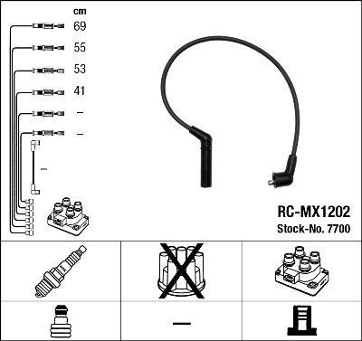 RC-MX1202 ATEŞLEME KABLOSU - NGK