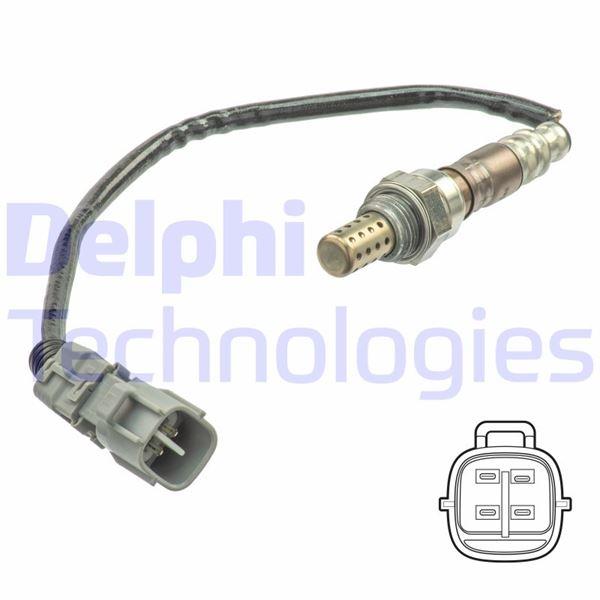 OKSİJEN SENSÖRÜ TOYOTA AURIS COROLLA 1.6L 1ZR-FE 1ZR-FAE ZRE151 ZRE181 ZRE185 / AVENSIS 1.6L 1ZR-FAE ZRT270 09 / VERSO 1.6L 1ZR-FAE ZGR20 09 -> NO.2 katalizörün önündeki - DELPHI - OEM 8946502280