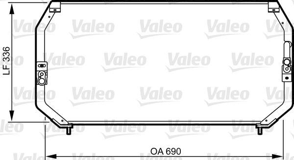 KONDENSER TOYOTA CARINA - VALEO - OEM 8846005010