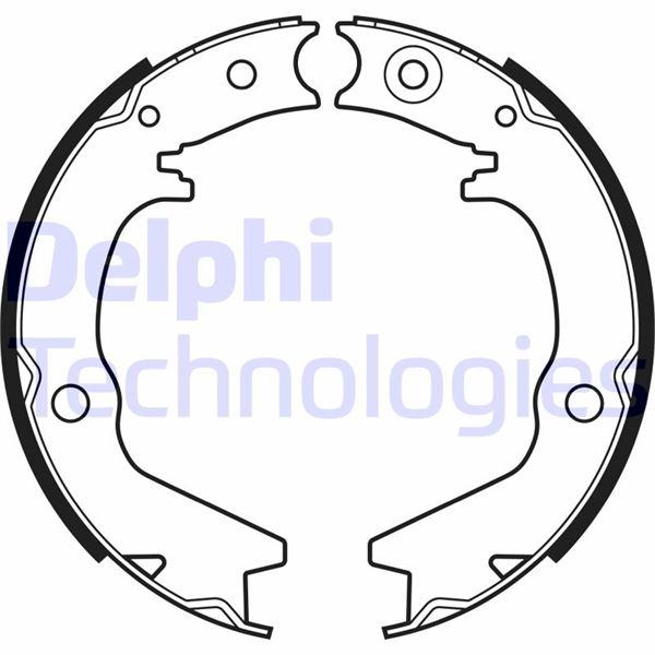 FREN PABUCU ARKA MITSUBISHI SPACEWAGON 01/1992 > 10/2004 - DELPHI