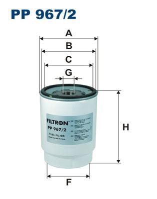 YAKIT FİLTRE DOOSANKAMAZ.ROSTSELMASH PL270X-F026402039 - FILTRON - OEM 40040300022