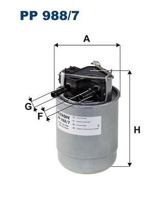 YAKIT FİLTRE NİSSAN QASHQAİ II-X-TRAİL III- RENAULT KADJAR 24.161.00 - FILTRON - OEM 16400HV80A