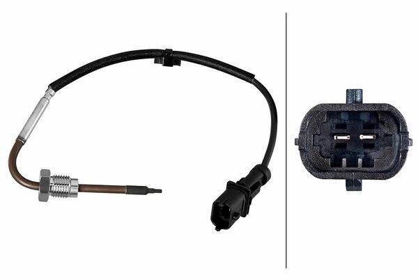 EGZOZ SICAKLIK SENSÖRÜ (KISIM 1) OPEL INSIGNIA A 08>17 2.0 CDTI A20DTR SAAB 9-5 / - HELLA - OEM 55575039