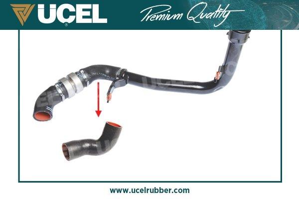 TURBO HORTUMU (ORTADAKİ) PEUGEOT BOXER III-CITROEN JUMPER III-FIAT DUCATO III 06> 2.2 HDI - UCEL - OEM 1606660380