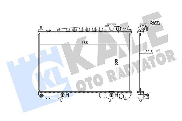 RADYATOR PATHFINDER (AT) AL PL BRZ - KALE - OEM 21460-0W510