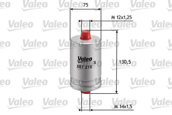 YAKIT FİLTRESİ (BENZİN) PEUGEOT 205 II 1.1 / 1.0 — VALEO 587215 - VALEO - OEM 156711