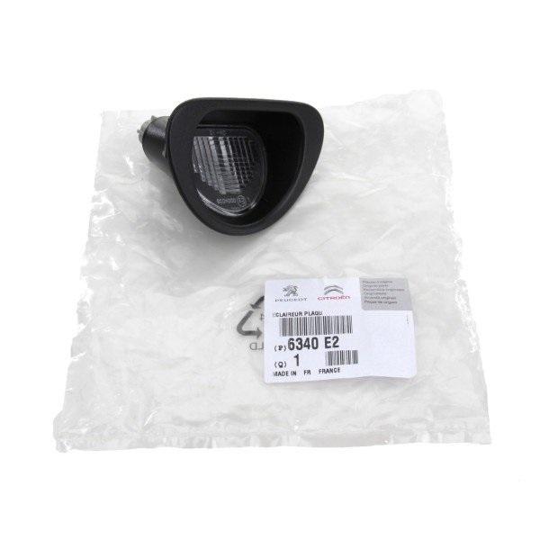 PLAKA LAMBASI PEUGEOT P107 CITROEN C1 - PSA - OEM 6340.E2