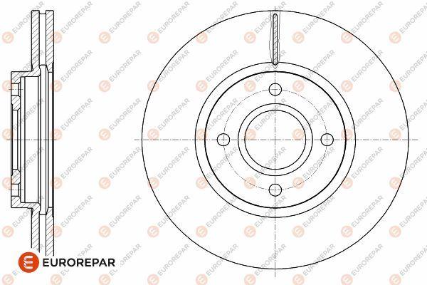 FREN DISKI — EUROREPAR 1642762180 - EUROREPAR - OEM 1642762180