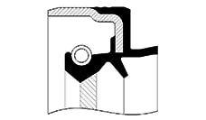 DEFRANSİYEL SOL ÇIKIŞ KEÇESİ FIORINO 1.3 MTJ 16V ( - OP - OEM 40004830
