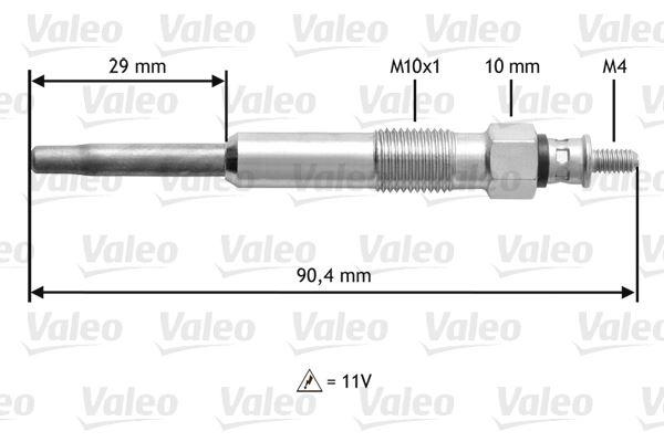 KIZDIRMA BUJİSİ CLIOII-III 1.5DCI-KNG-TRAFIC II 1.9DTI-MGN II 1.5DCI-1.9DCI-ALMERAII 1.5 DCI - VALEO - OEM 8200490950