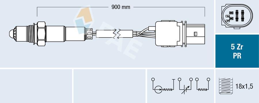 OKSİJEN SENSÖRÜ ÖN CORSA C-CORSA D 1.3 CDTİ Z13DTJ-Z13DTH - FAE - OEM 55562290