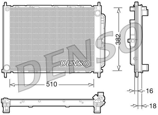 MOTOR SU RADYATÖRÜ RENAULT CLIO III 05> MODUS 04> 1.2 1.5dCİ (509x38x382) - DENSO - OEM 8200134606