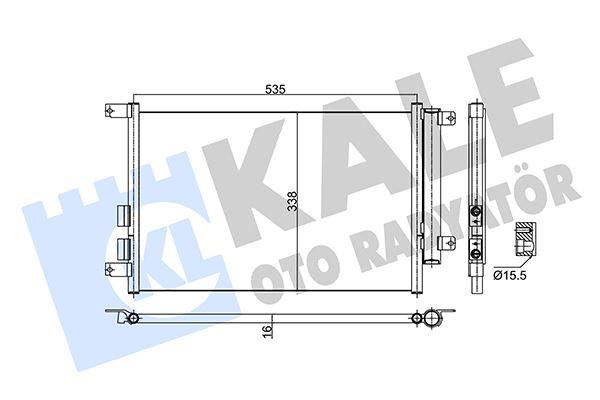 KONDENSER 147 156 - VALEO - OEM 46814850