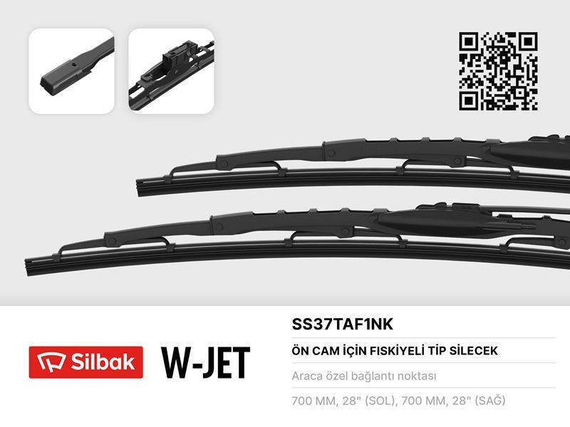 700MM METAL TİP FISKİYELİ SİLECEK (ÖZEL ADAPTÖRLÜ) A0018207245 - SILBAK