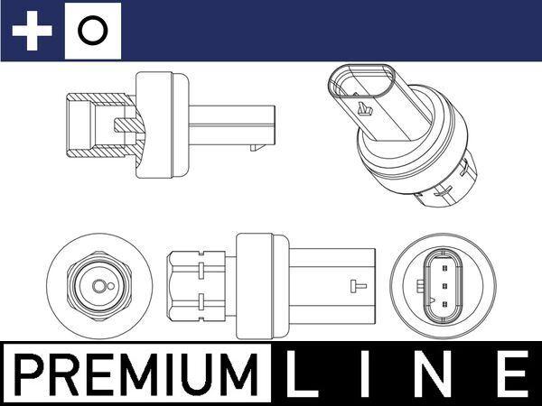A/C-Sensor CHRYSLER / DODGE / JEEP - MAHLE