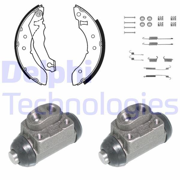 FREN PABUÇ KİTİ ARKA FORD ESCORT. ORİON 08/80>08/91 - DELPHI