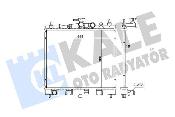 RADYATÖR NISSAN MICRA - KALE - OEM 8200365427
