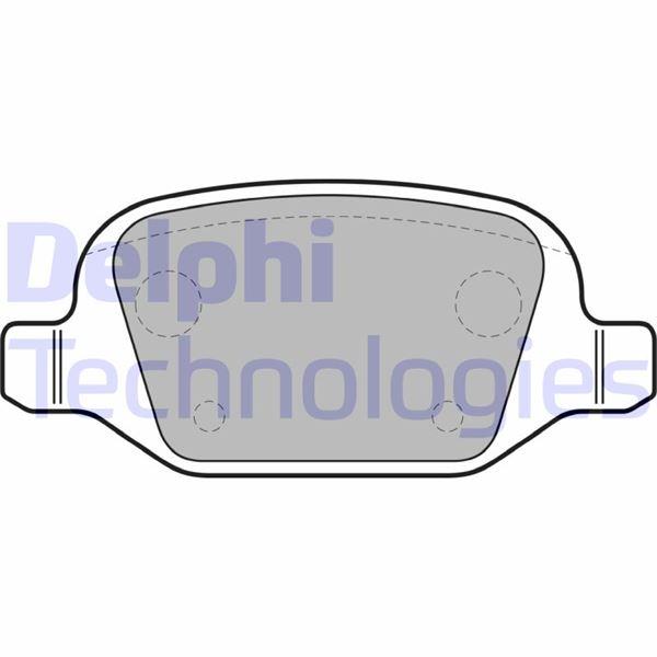 ARKA FREN BALATASI FIAT LINEA 09> ALFA 147 01 - DELPHI - OEM 77362276