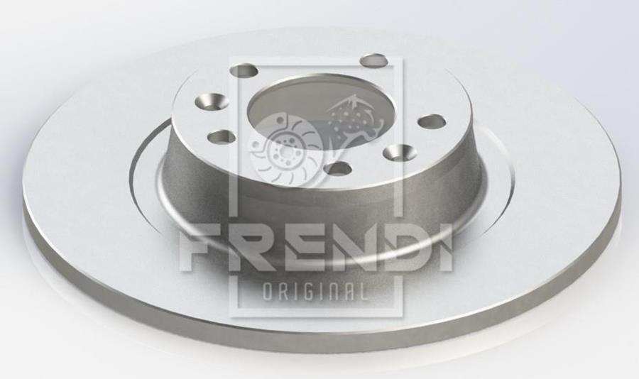ARKA FREN AYNASI PEUGEOT P407 COUPE (6C) 05> (290x10x5DLxDOLU) - FRENDI - OEM 4249.14