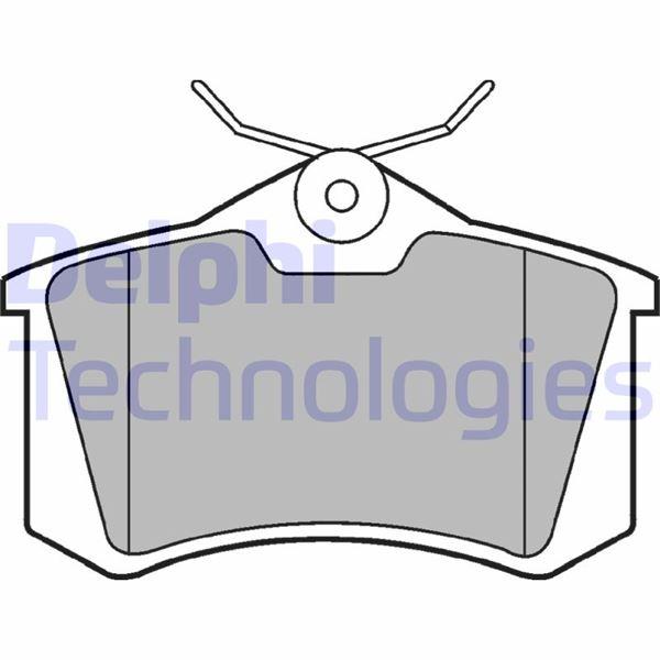 ARKA BALATA FLUENCE-MEGANE II-III-P207-P308-P307-PARTNER-BERLINGO-C2-C3-C4-CROSSLAND- BORA-PASSAT 97>GOLF IV-V-POLO (87x52,9x17) - DELPHI - OEM 1J0698451P