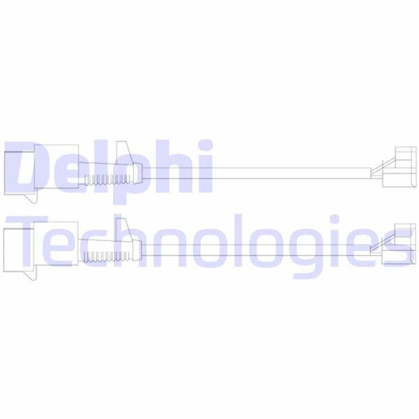 FREN İKAZ KABLOSU ARKA IVECO DAİLY III 06/06 — DELPHI LZ0246 - DELPHI